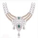 Beautifully Crafted Diamond Necklace in 18k Gold with Certified Diamonds -NCK0841P